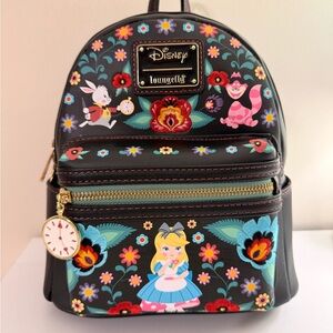 Loungefly Disney Alice in Wonderland Floral Mini Backpack